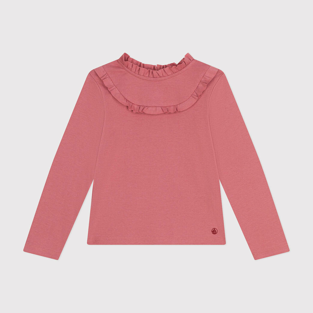 PETIT BATEAU<br>Camiseta de manga comprida de algodão