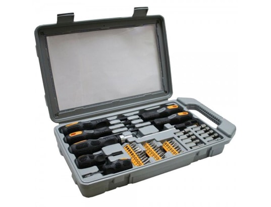INLINE - Coffret embouts de vissage Jeu d'embouts de tournevis ®, 45 pièces pour la réparation d...