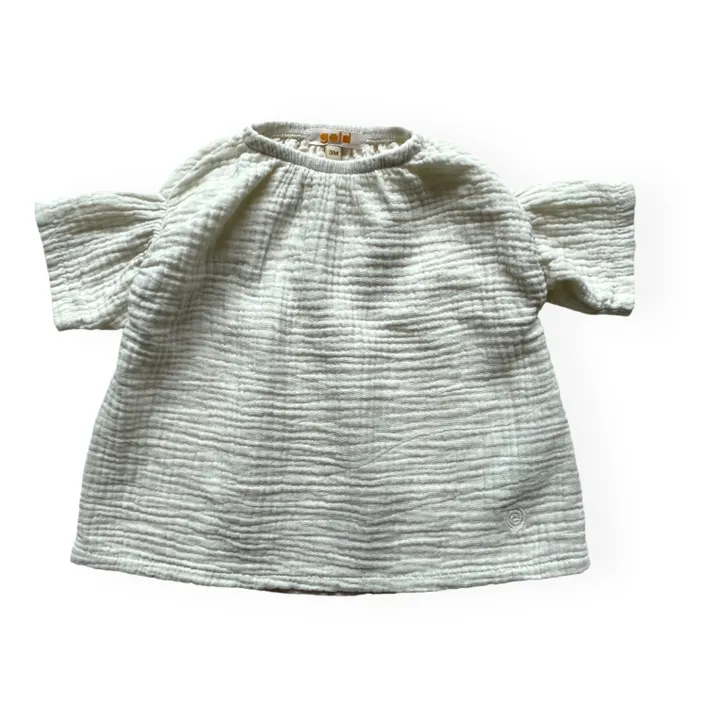 GOLD, Olalala Robe Dez Coton Bio | Gris clair