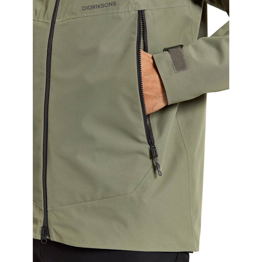 Didriksons Basil 4 Hardshelljacke Herren dusty olive
