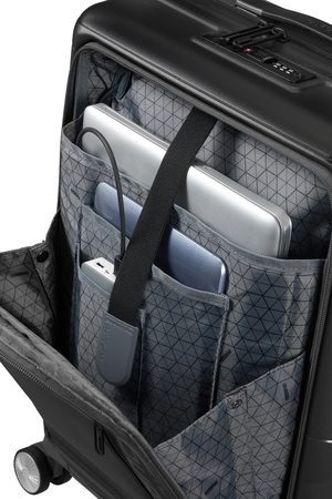 American Tourister Hello Cabin Spinner 55 cm Coated Onyx Black