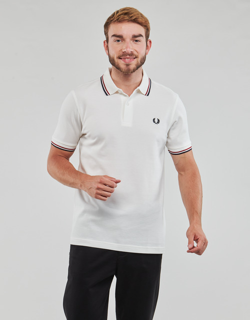 Fred Perry - TWIN TIPPED FRED PERRY SHIRT - Blanc