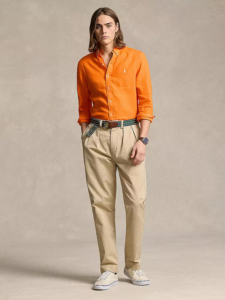 POLO RALPH LAUREN Leinenhemd orange