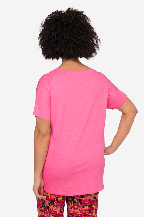 T-Shirt, oversized, LOVE Motiv, Halbarm