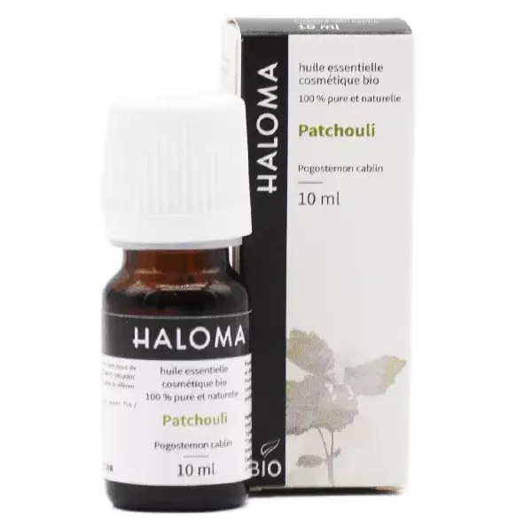Óleo Essencial de Patchouli Orgânico Haloma 10ml