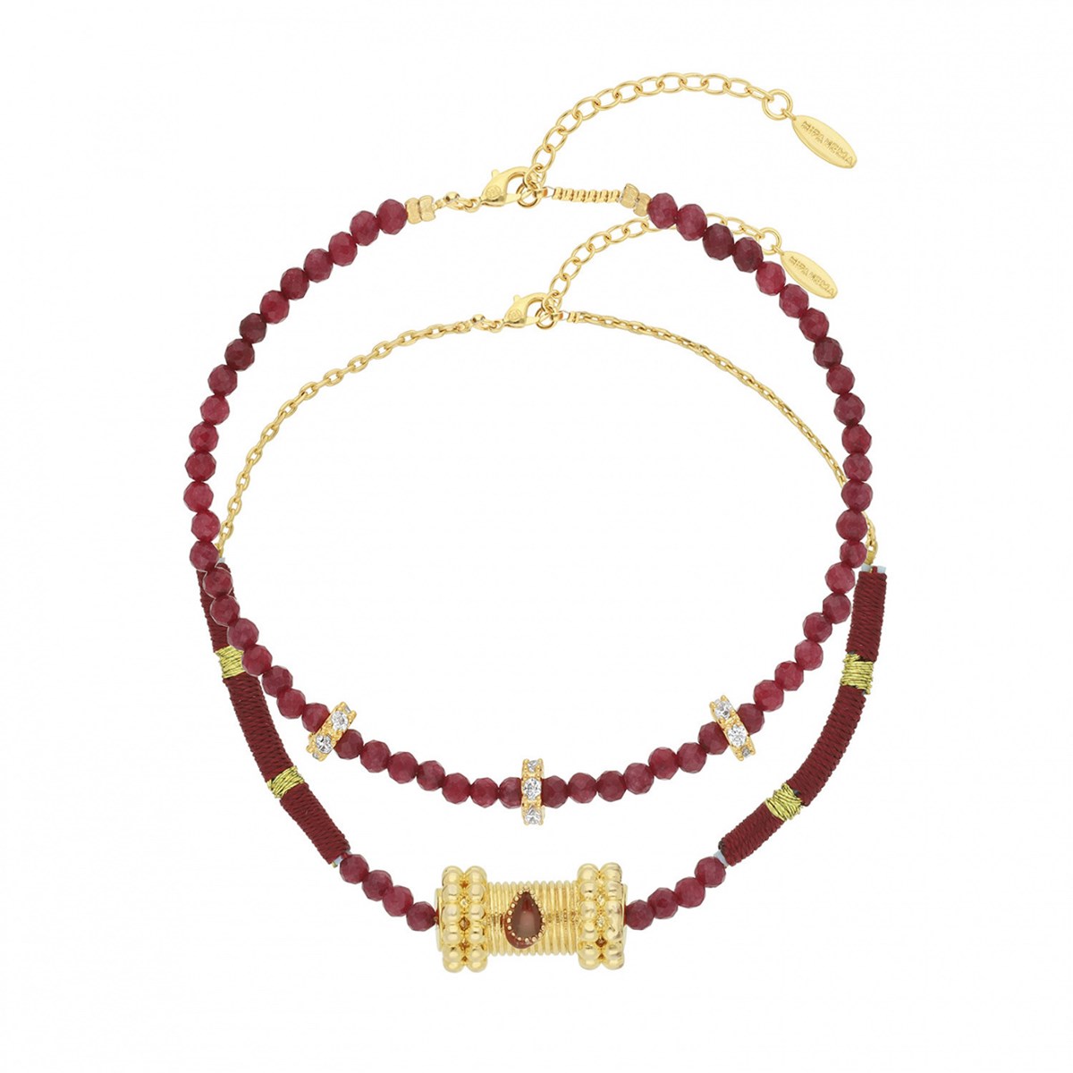 Set bracelets Hipanema Balkan garnet