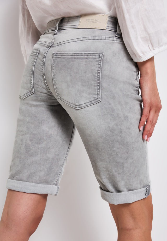 STREET ONE Bermudas »Style Jane«  Sommerhose Jeans mit Slim Legs und Stretch