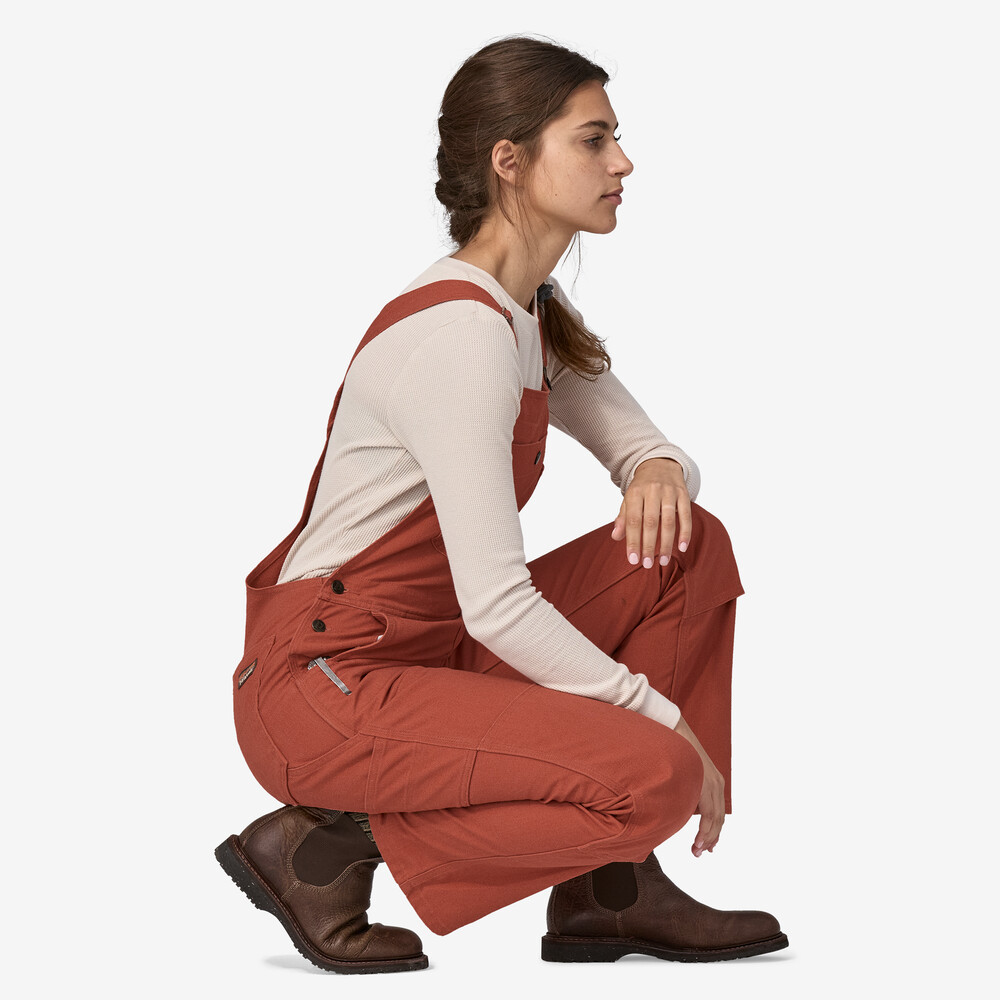 Damen-Latzhose aus Hanf-Canvas für alle Jahreszeiten – Kurz