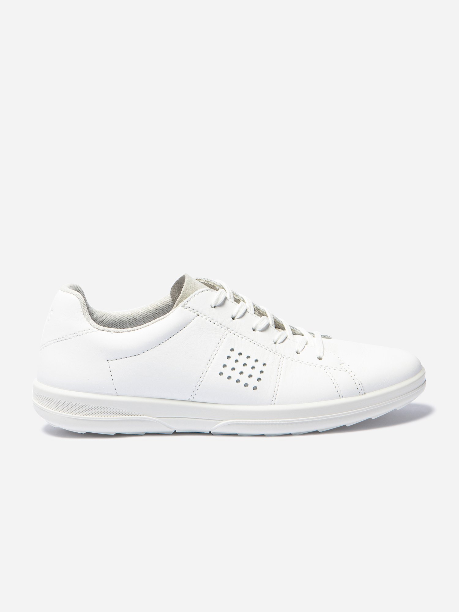 Baskets Homme Fabriquées en France Dessus Cuir Blanc
