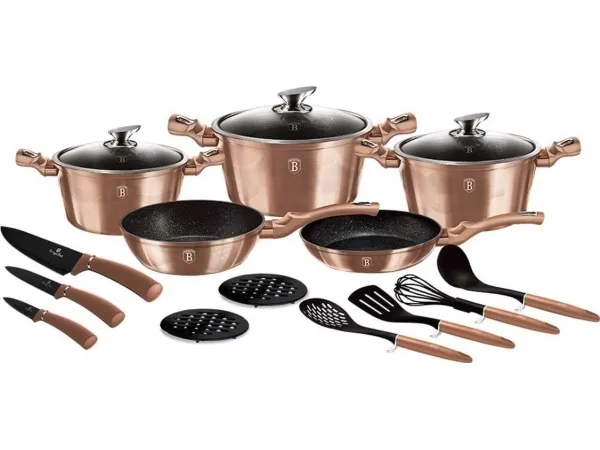 Berlinger Haus  garnków METALLIC ROSE GOLD [BH-6161]