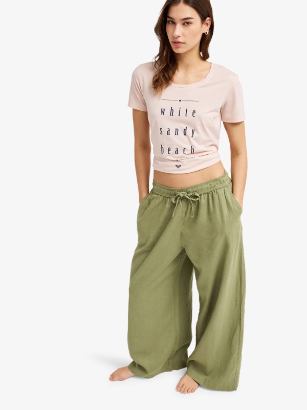 Lekeitio Break Mid Pantalon souple Vert Femme