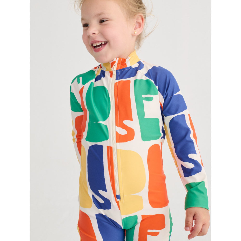 Køb Bobo Choses Offwhite Bobo Choses Farve All Over Swim Overall