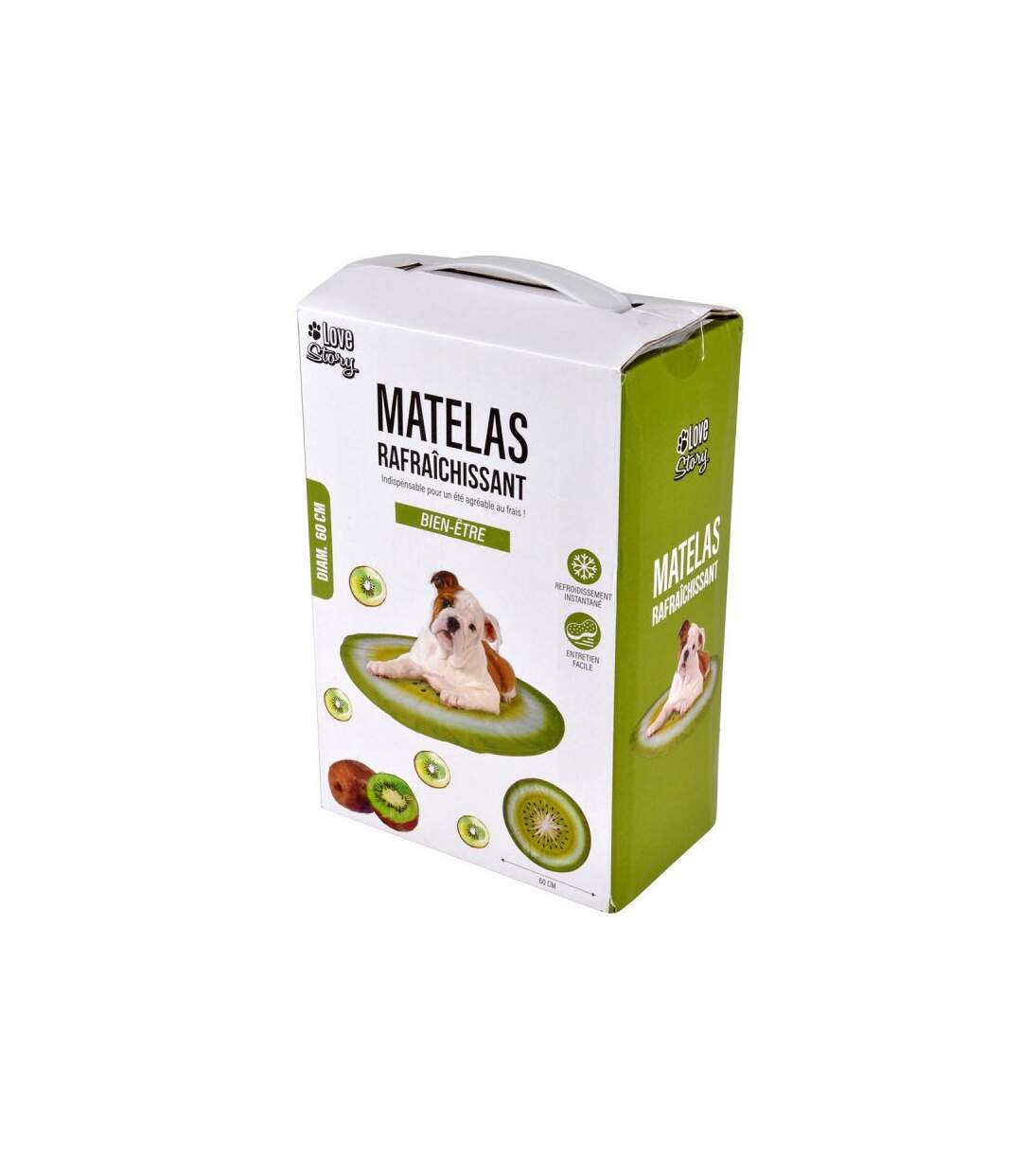 Paris Prix - Matelas Rafraîchissant Pour Animaux fruit 60cm Vert