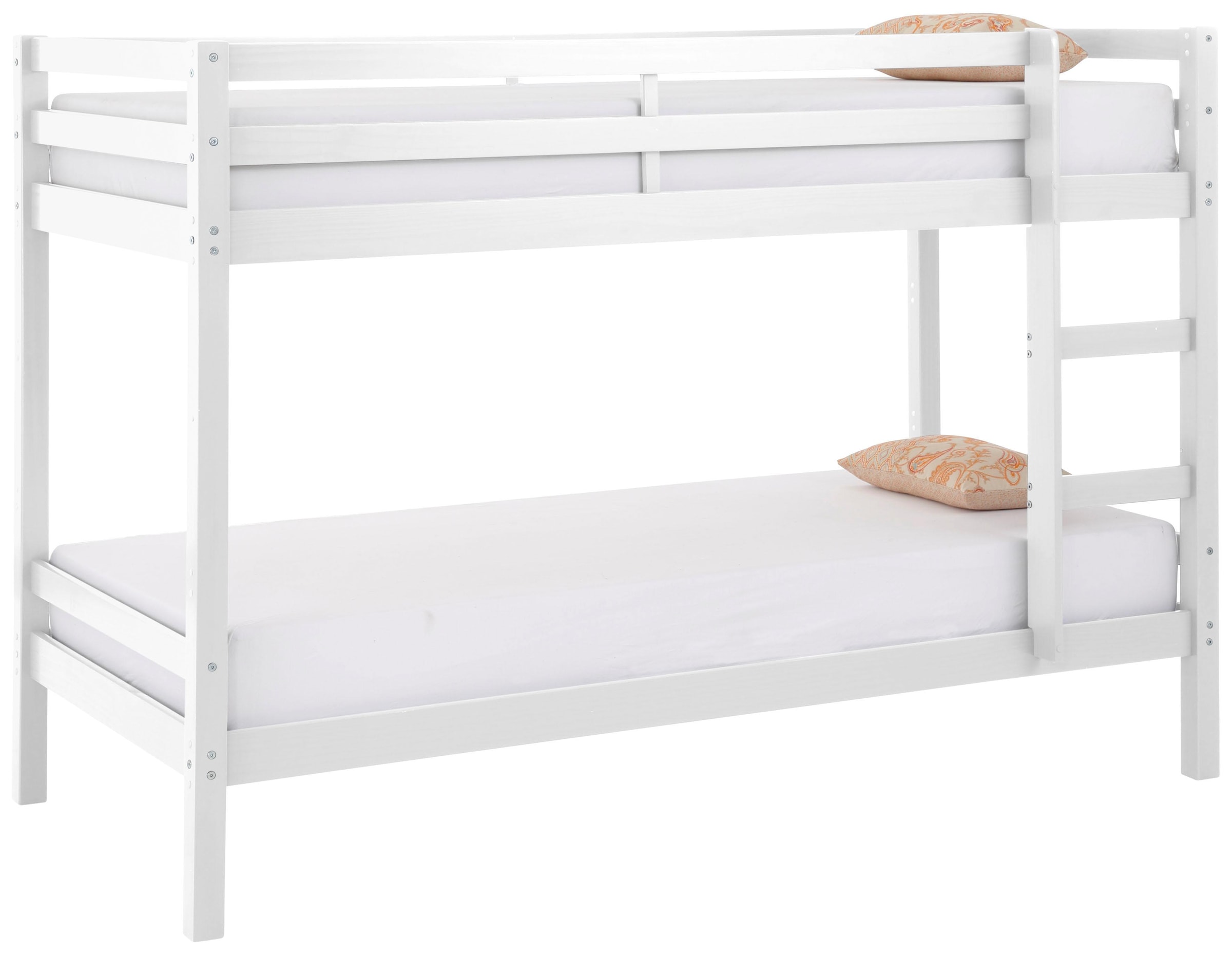 Lüttenhütt Etagenbett »Alpi« H/B/T,  Massivholz (Kiefer), Stockbett,