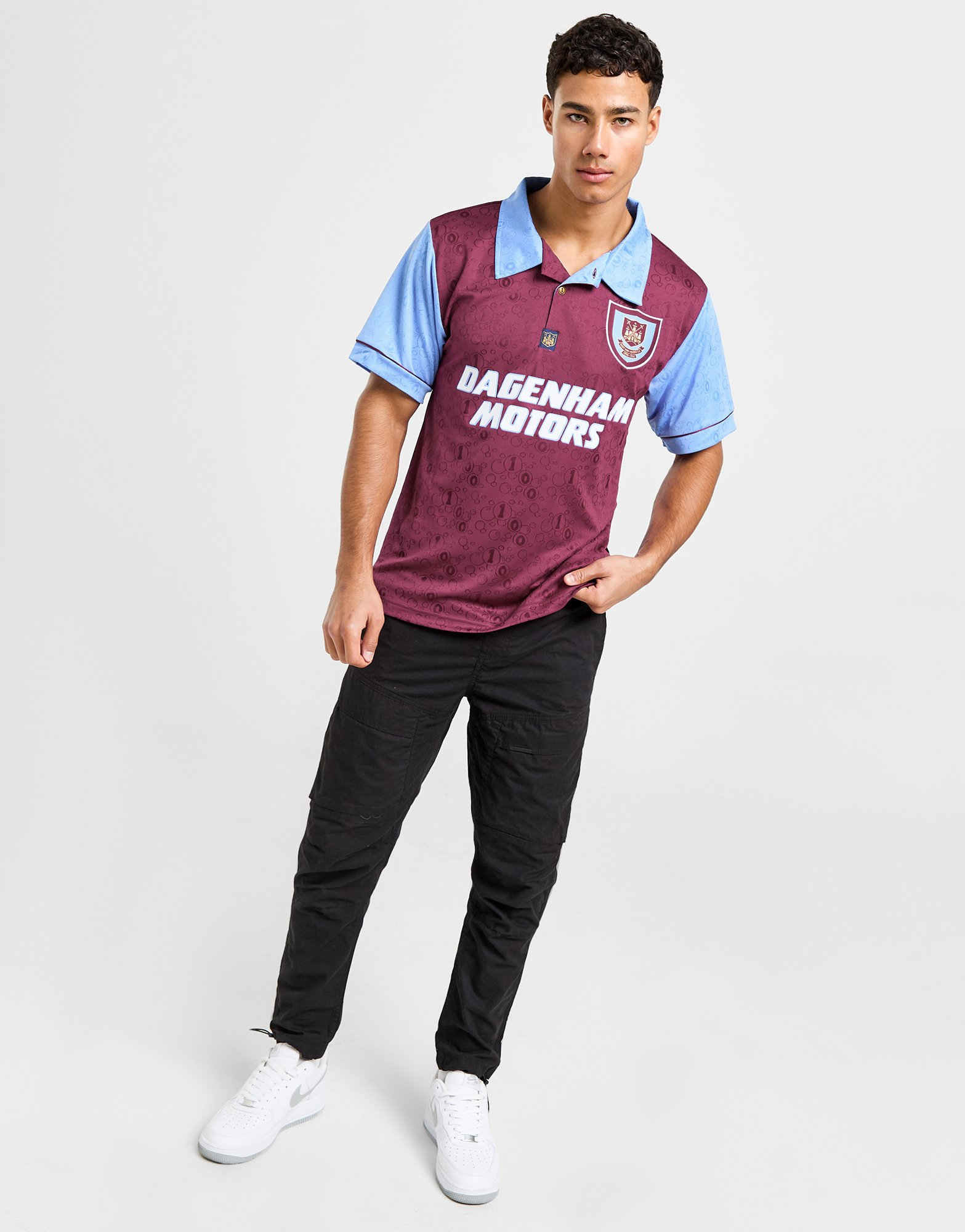 Score Draw Maillot West Ham United '95 Rétro Match Domicile
