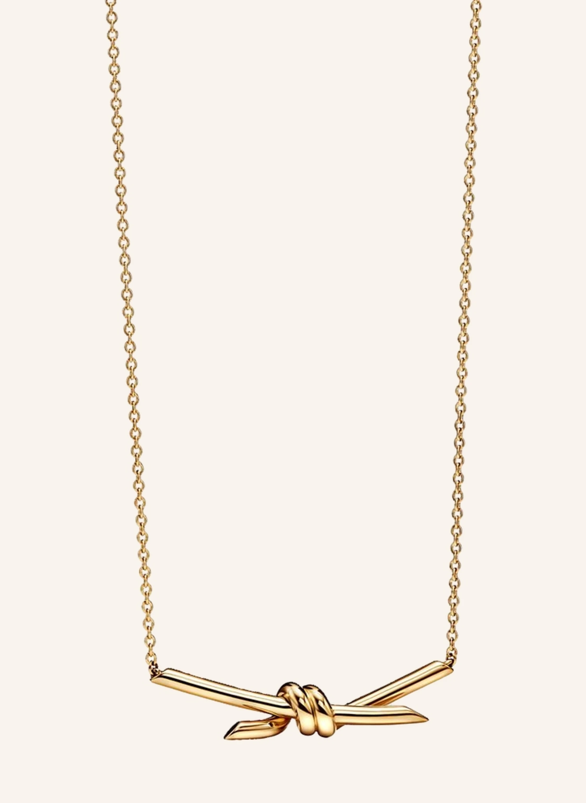 TIFFANY & Co. Tiffany Knot HALSKETTE aus 18 Karat Gelbgold