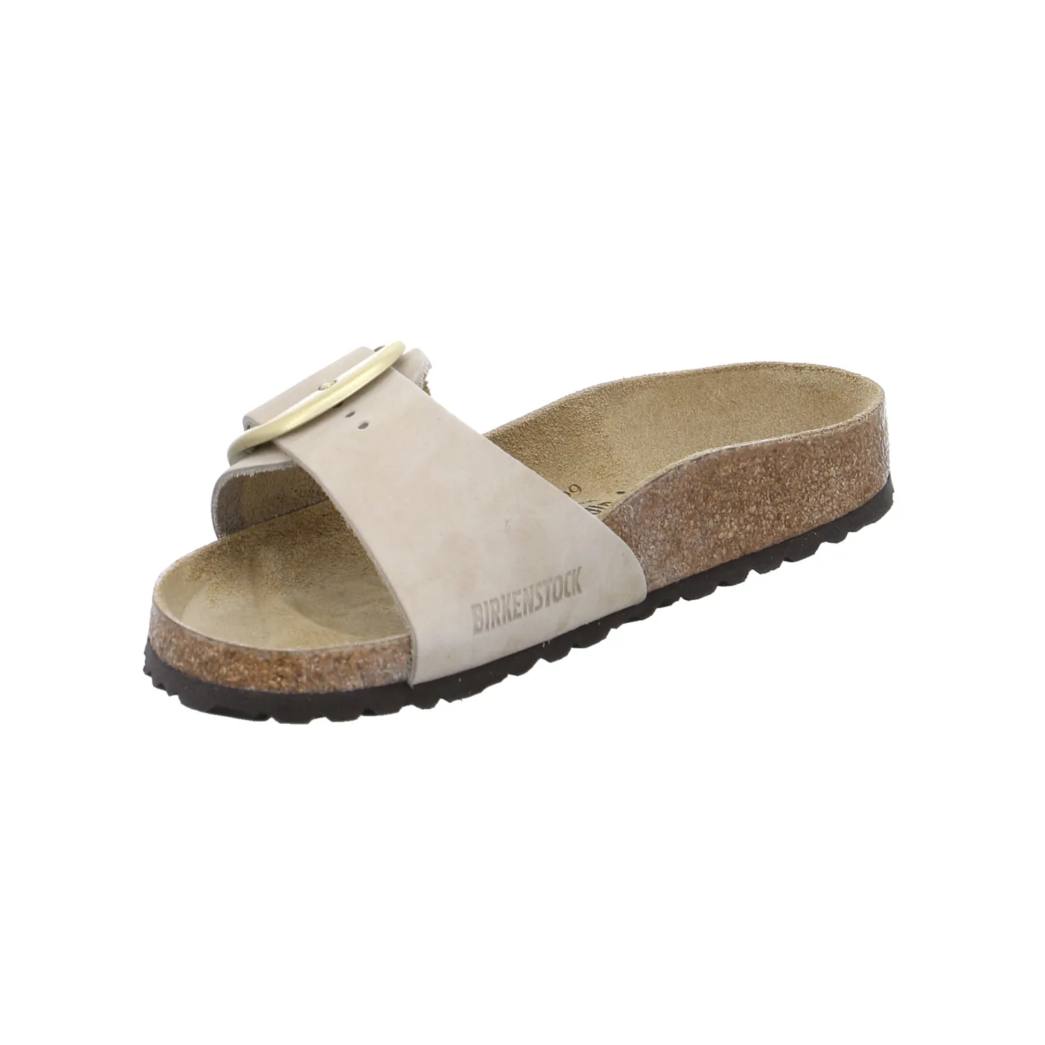 BIRKENSTOCK Bio-Fussbett Beige Leder