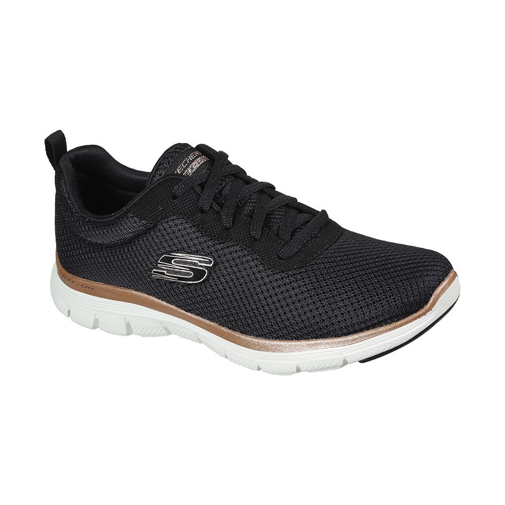 Skechers FLEX APPEAL 4.0-BRILLIANT VIE - Chaussures training Femme black/rose gold