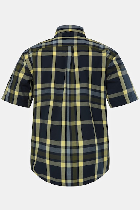 Karohemd, Halbarm, Buttondown-Kragen, Modern Fit, bis 8 XL