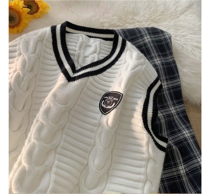 Wescosso - V-hals vest