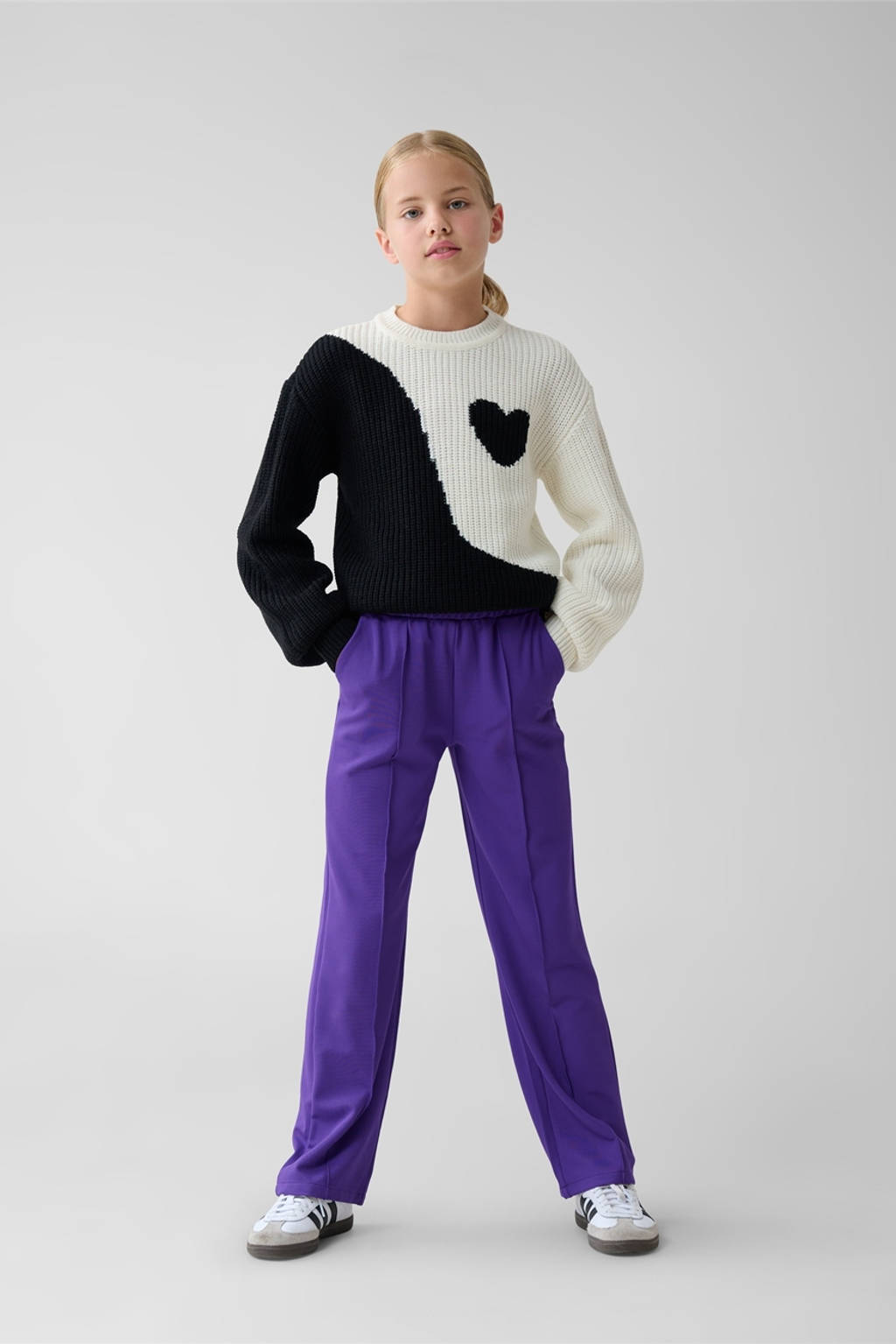 Shoeby wide leg broek paars
