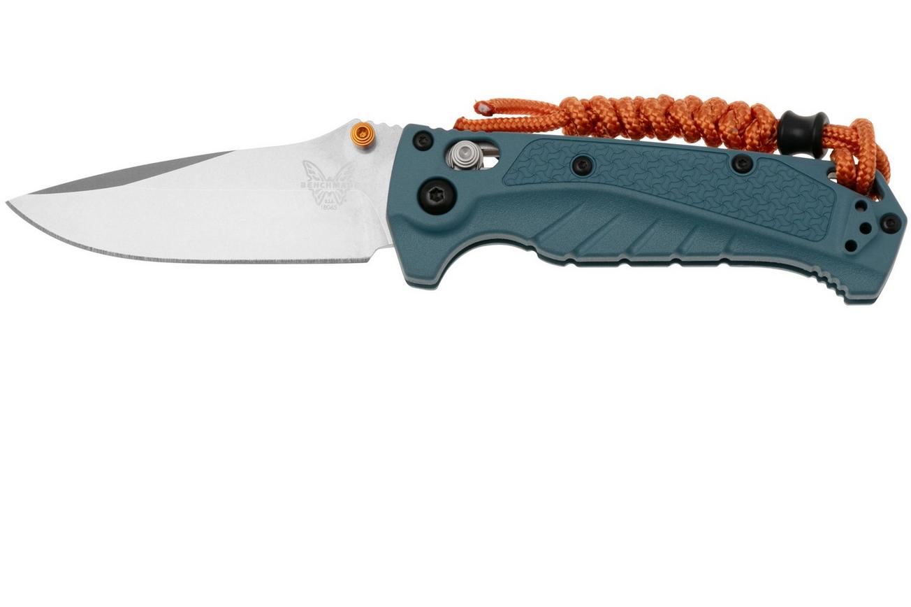 Benchmade Mini Adira 18065 CPM MagnaCut, Depth Blue Grivory zakmes