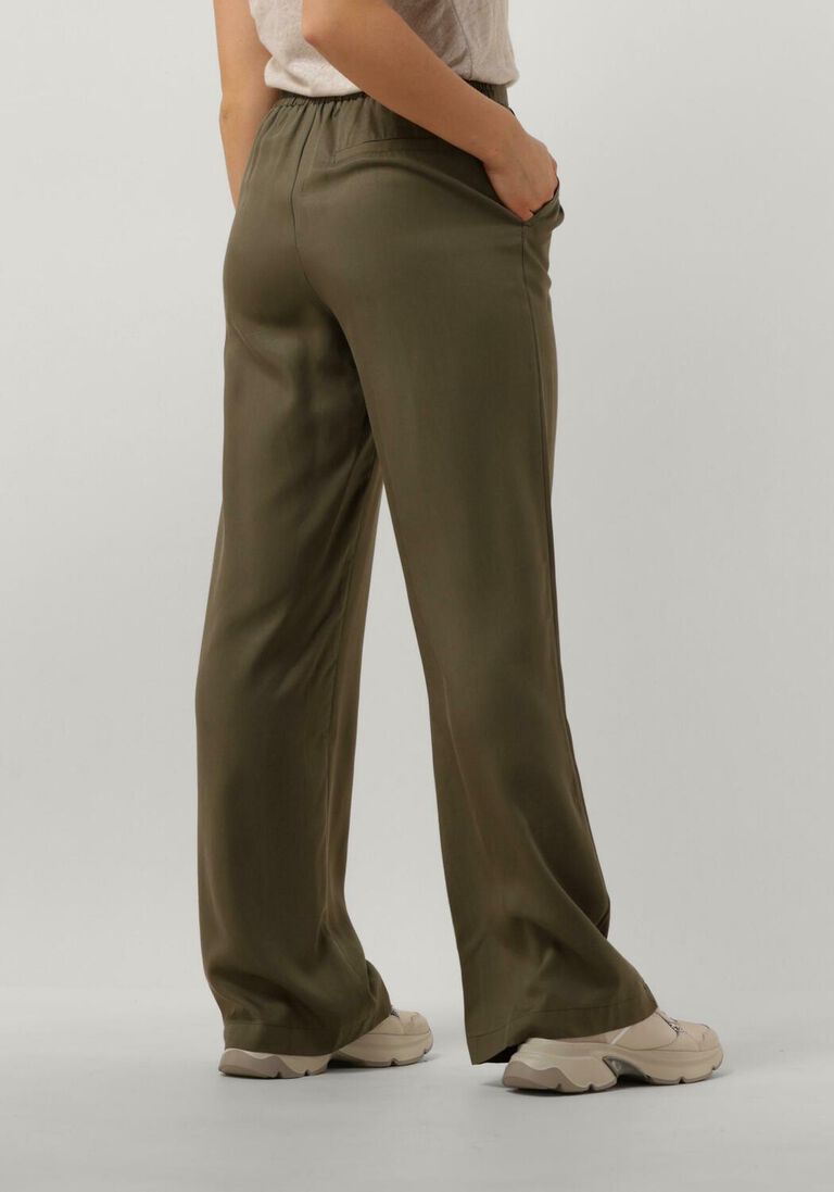 KNIT-TED groene knit-ted wijde broek wendy