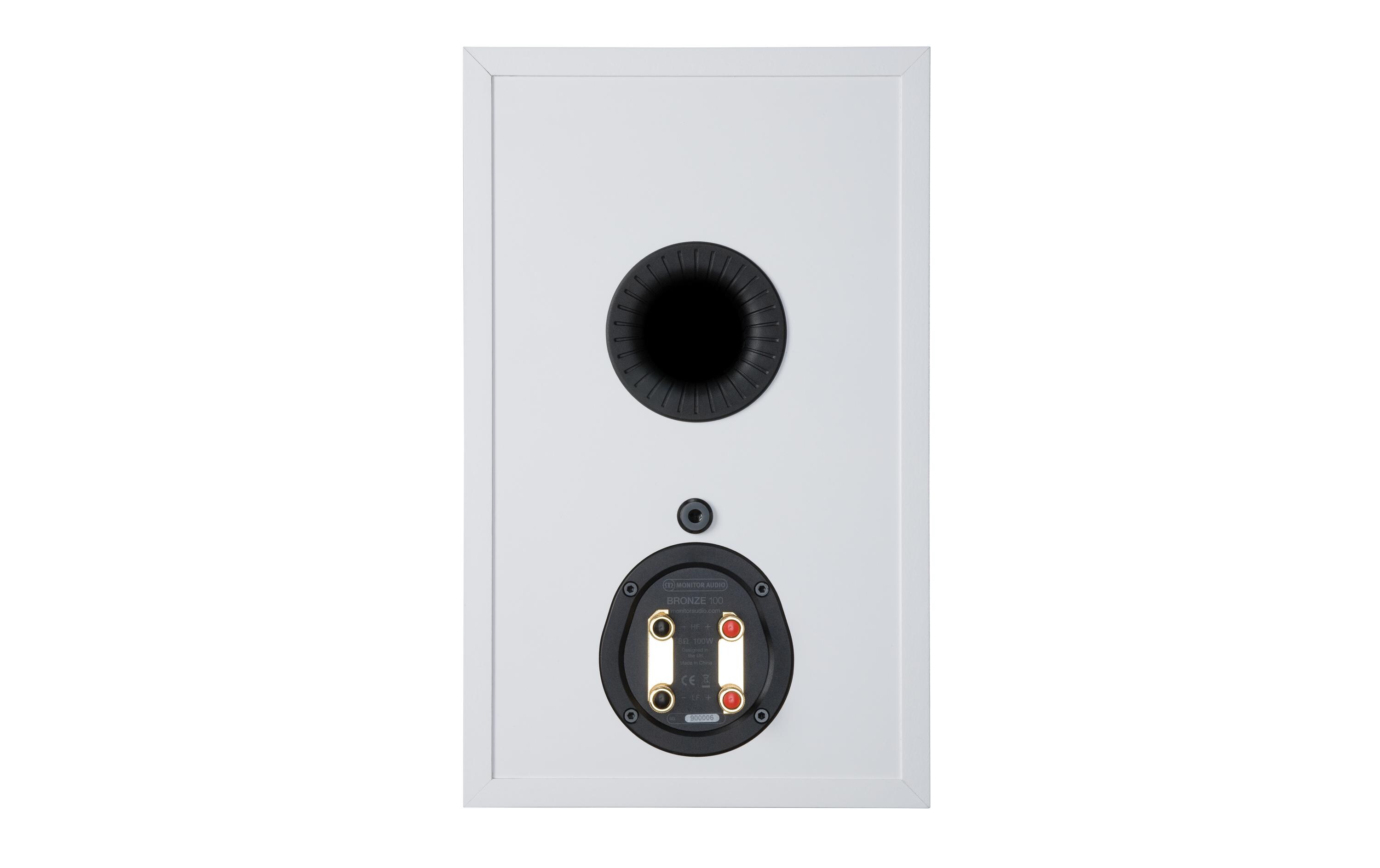 Regallautsprecher Paar Bronze 100 Weiss<br>Bronze-Serie – Made for you