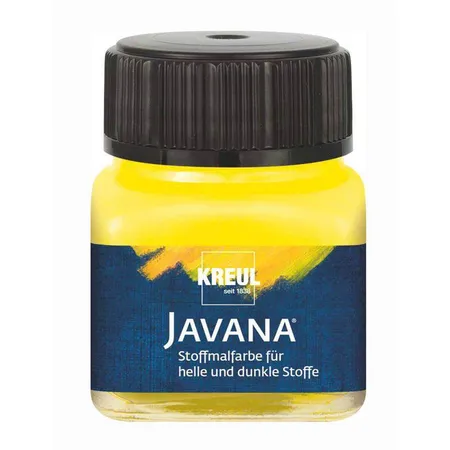 KREUL Javana Stoffmalfarbe gelb, 20 ml
