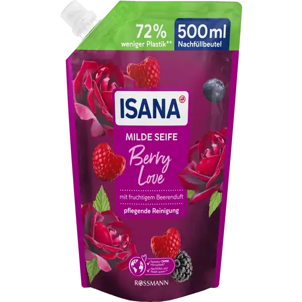 Milde Seife Berry Love Nachfüllbeutel