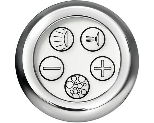 Whirlpool OTTOFOND Giona 145 x 145 cm wit glanzend glad 69907