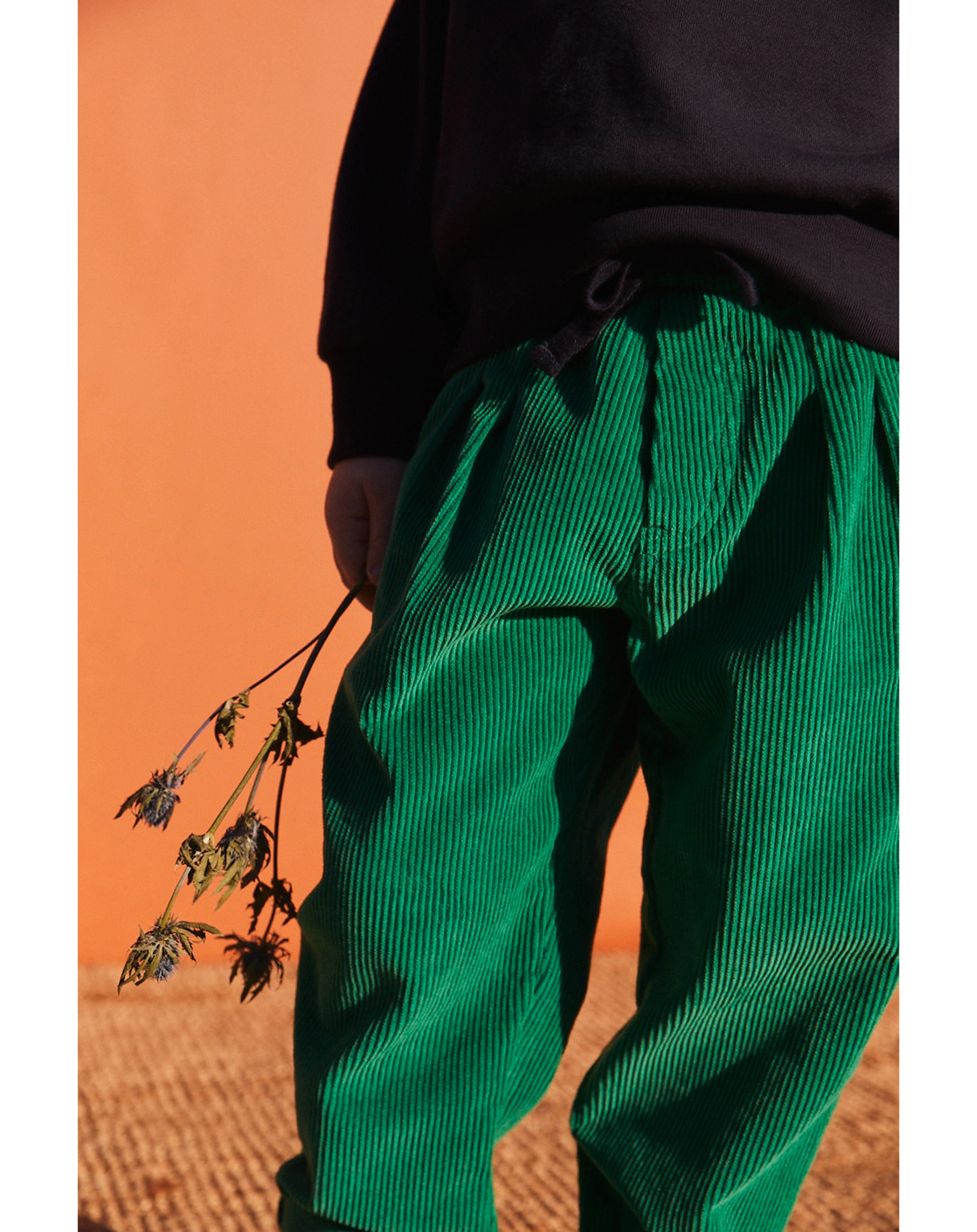 Cord-Hose PANTALON in matcha