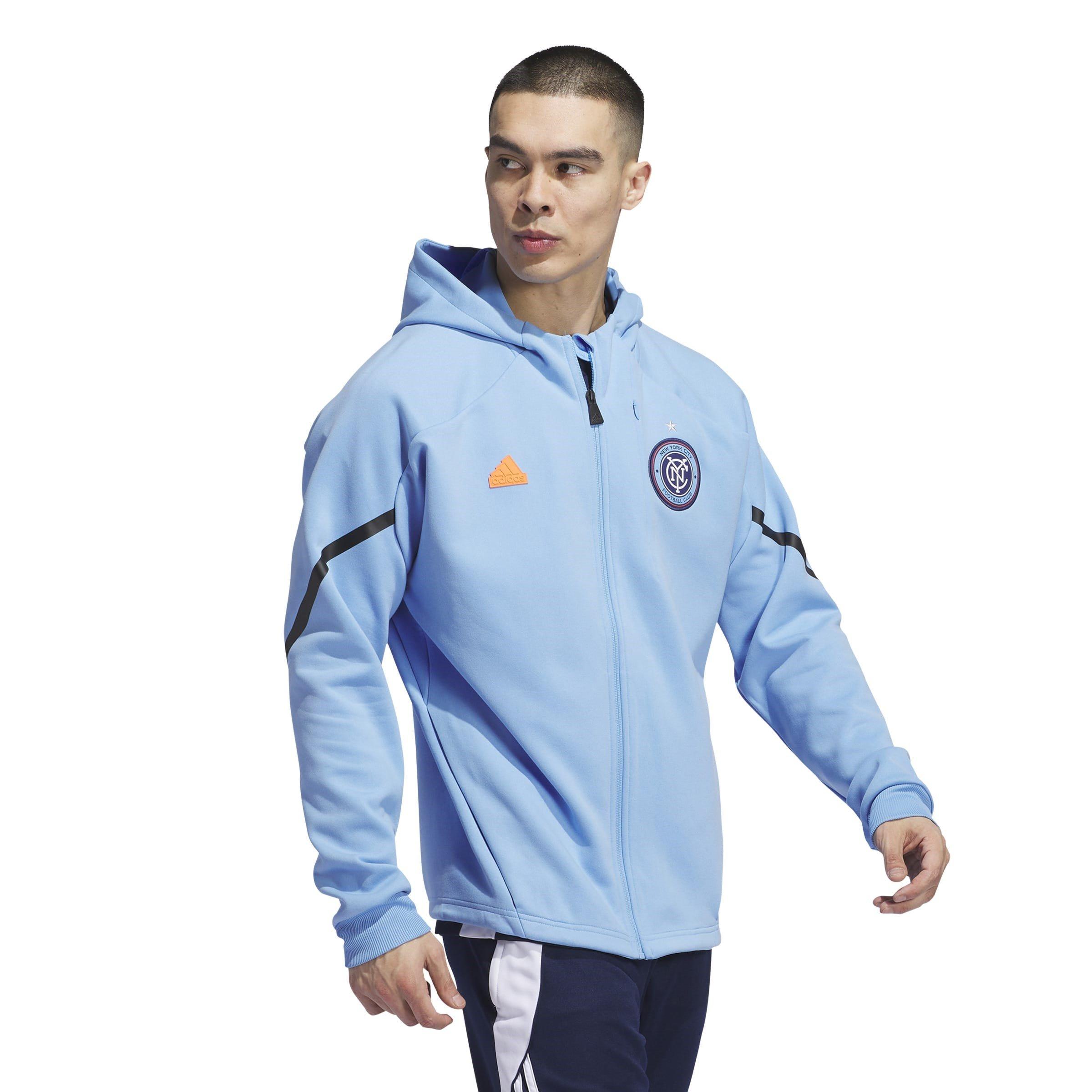 adidas New York City FC Anthem Anorak Jacket 2024 Adults