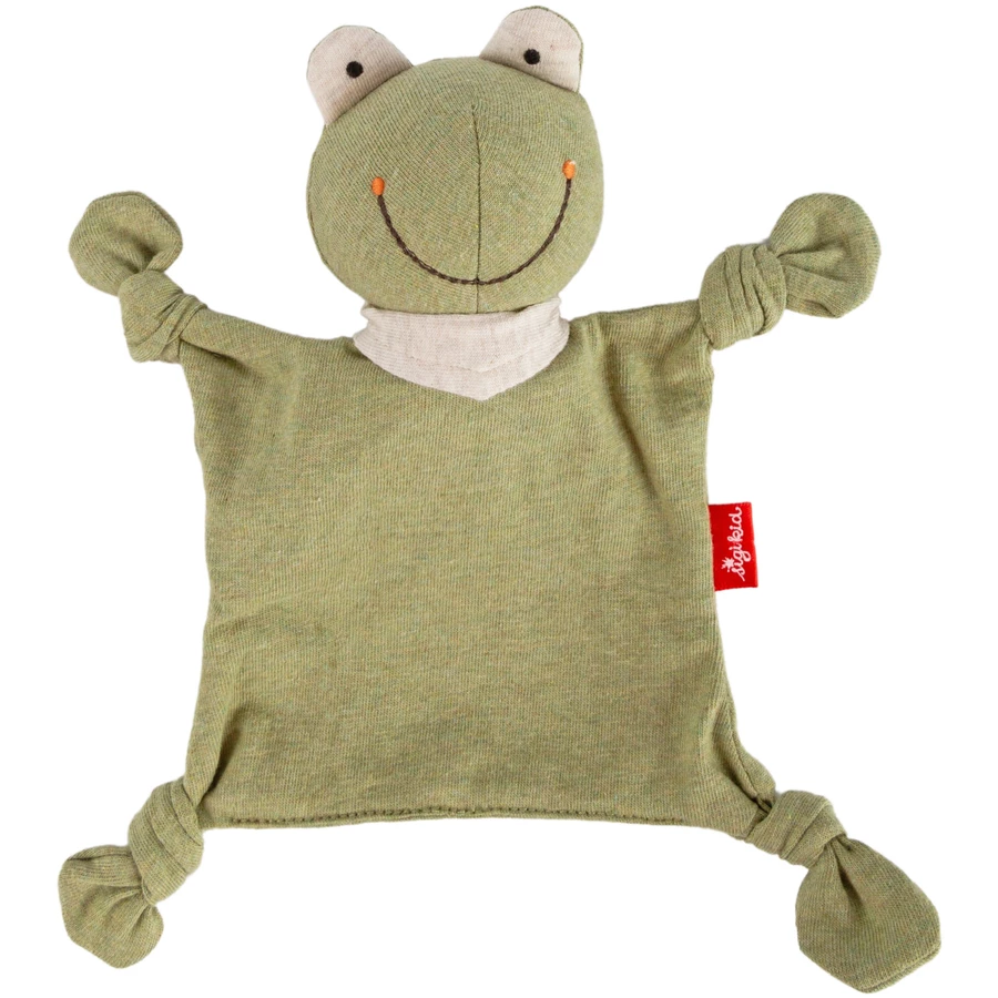 sigikid ®Minischnuffeltuch Frosch Yellow grün