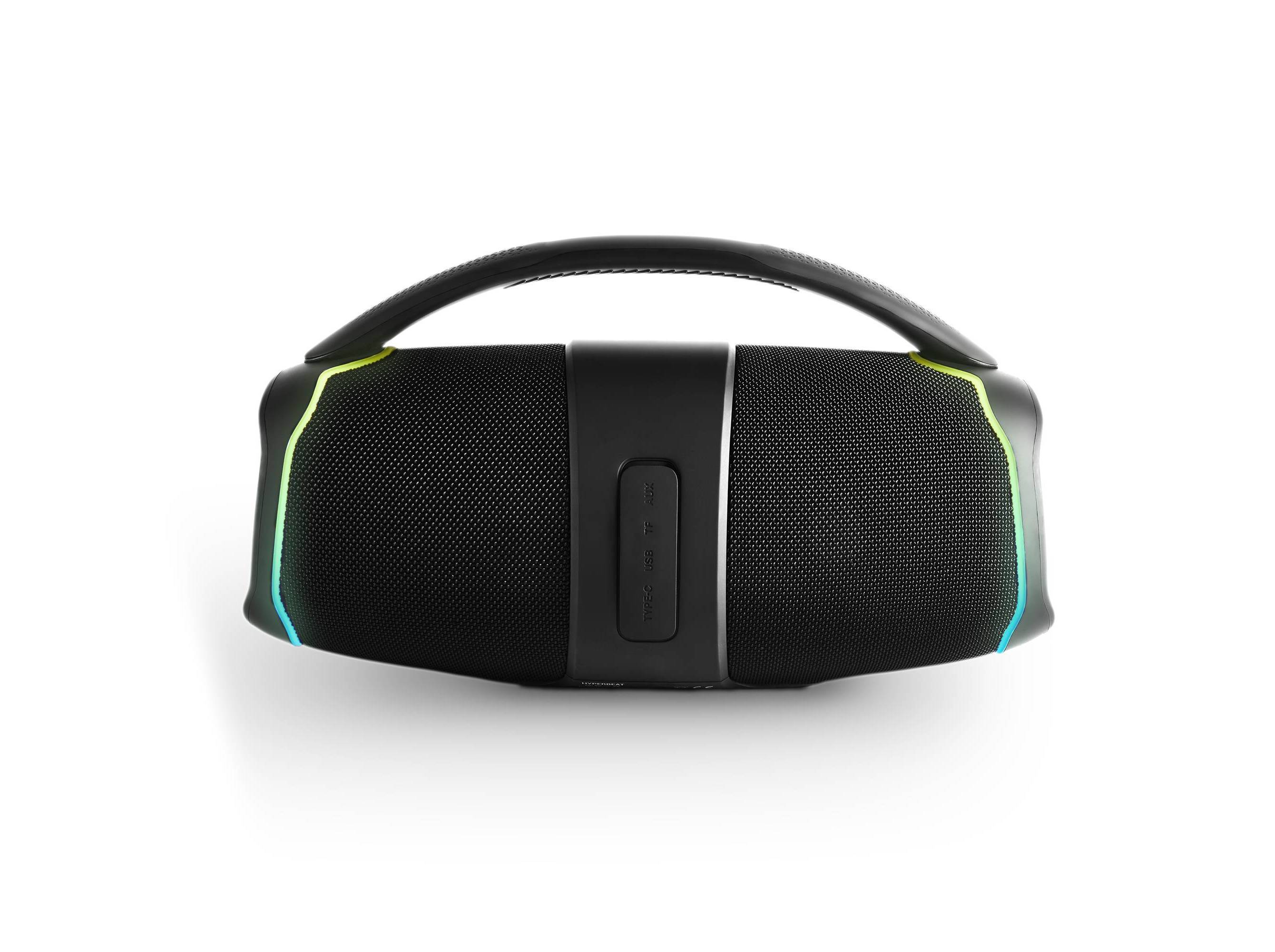 COLUNA PORTÁTIL ENERGY SISTEM HYPERBEAT PRETO 80W