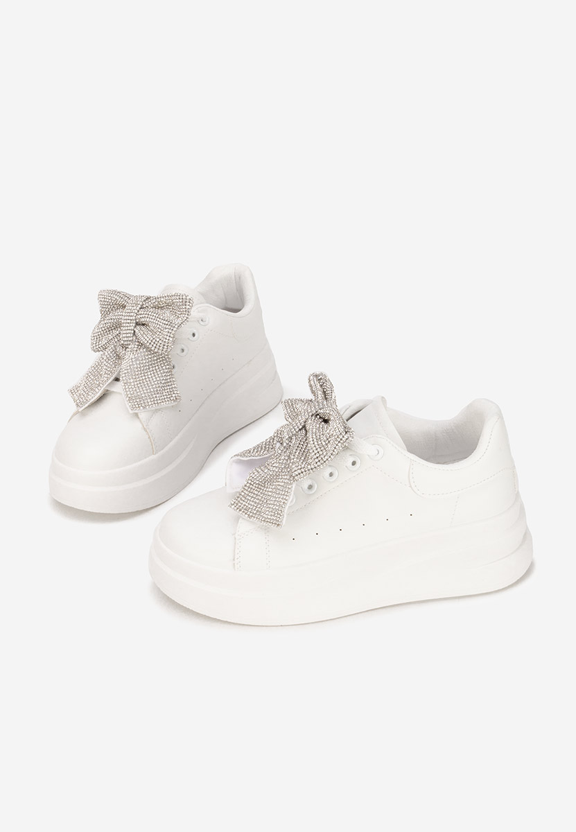 Baskets à plateforme blancs Anitta