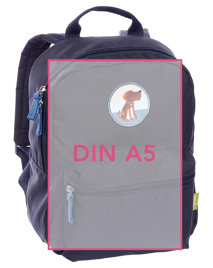 Kinderrucksack GREEN (24x30x11) in dunkelblau