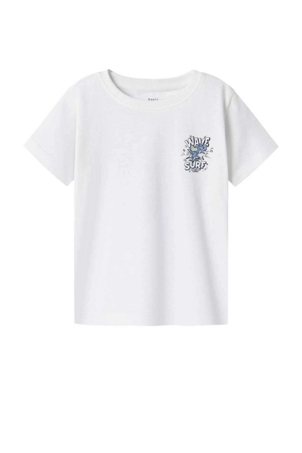 NAME IT baby T-shirt NMMVELIX met backprint wit