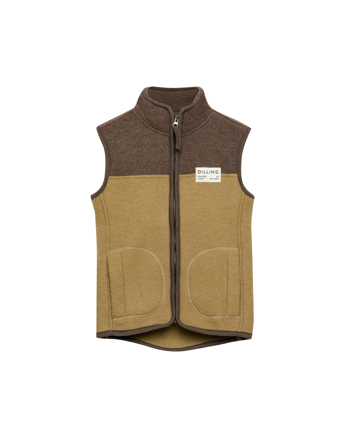 Bodywarmer van merinowolfleece voor kinderen