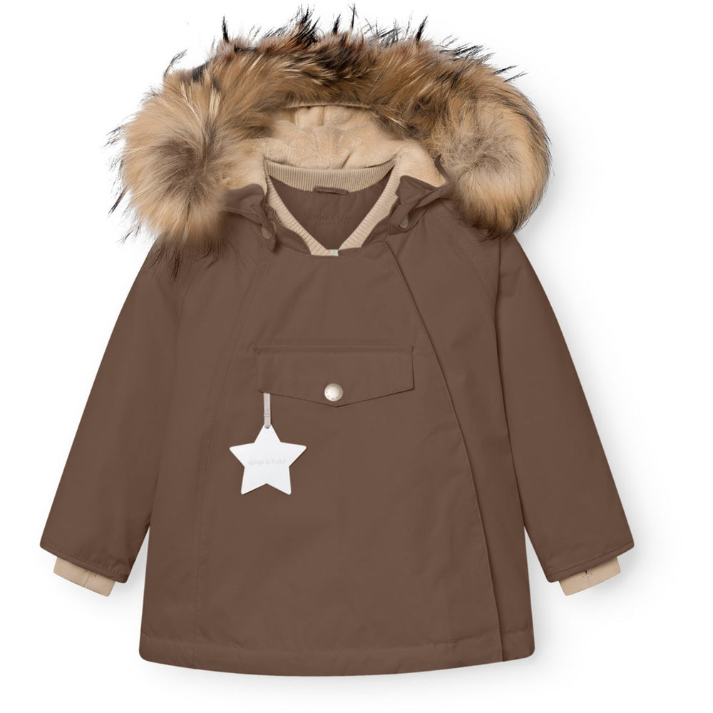 Køb Mini A ture Chestnut Brown Matwang Fleece Lined Winter Jakke Fur. GRS