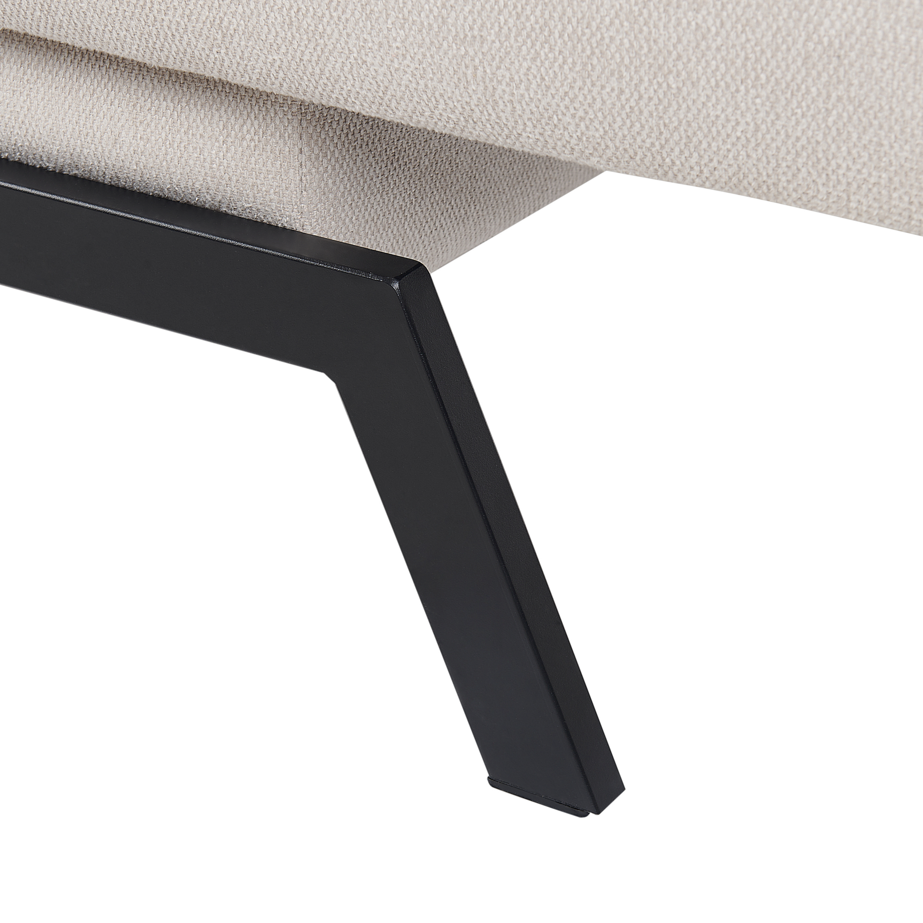 Beliani - LEEDS  - Slaapbank 3-zits - Gebroken wit - Polyester