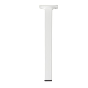 Duraline meubelpoot vierkant wit 2,5x2,5x25 cm