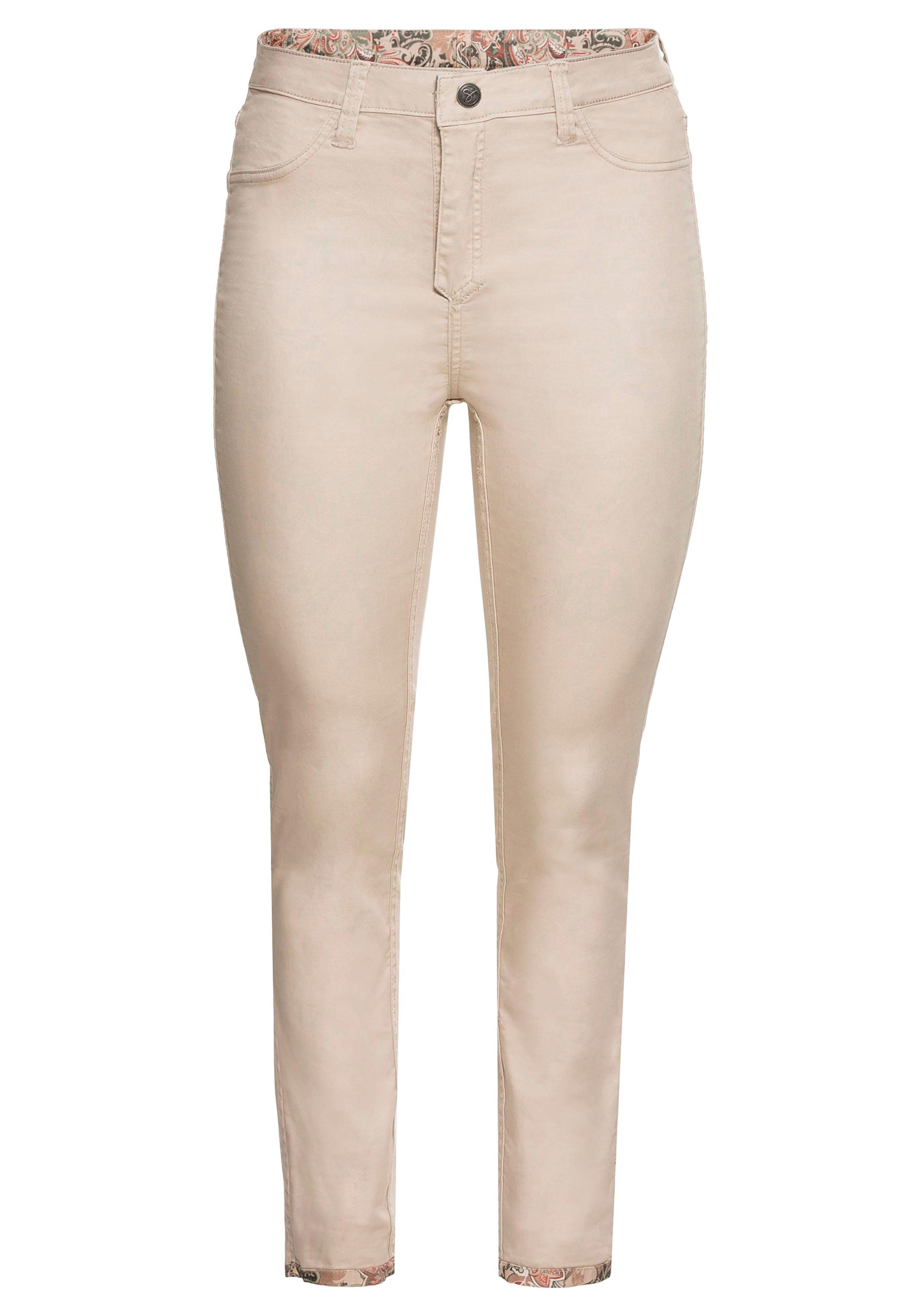 Schmale Wendehose, uni und mit Druck