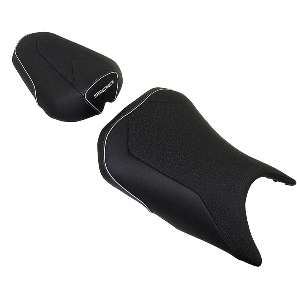 Bagster - Selle Ready Luxe Honda CB500 F/R (2016-2020) Noir / Argent