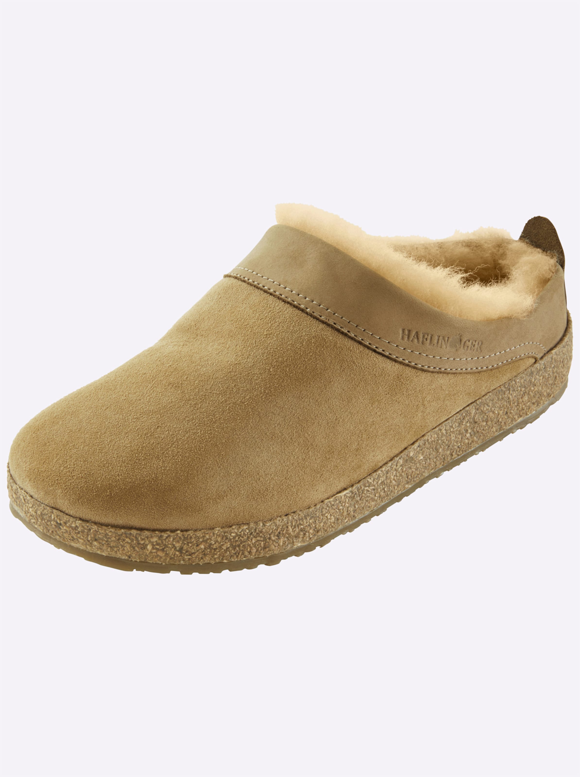 Haflinger Hausschuh in beige
