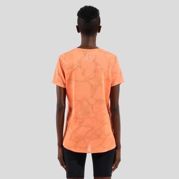Odlo Dame T-shirts Zeroweight Engineered Chill-Tec T-Shirt Crew Neck Orange