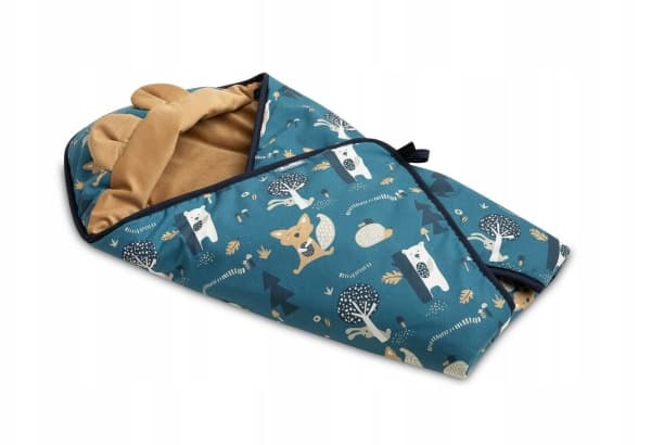 Sensillo BABYSETE SWADDLE VELVET MISIE CARAMEL 7045/1083