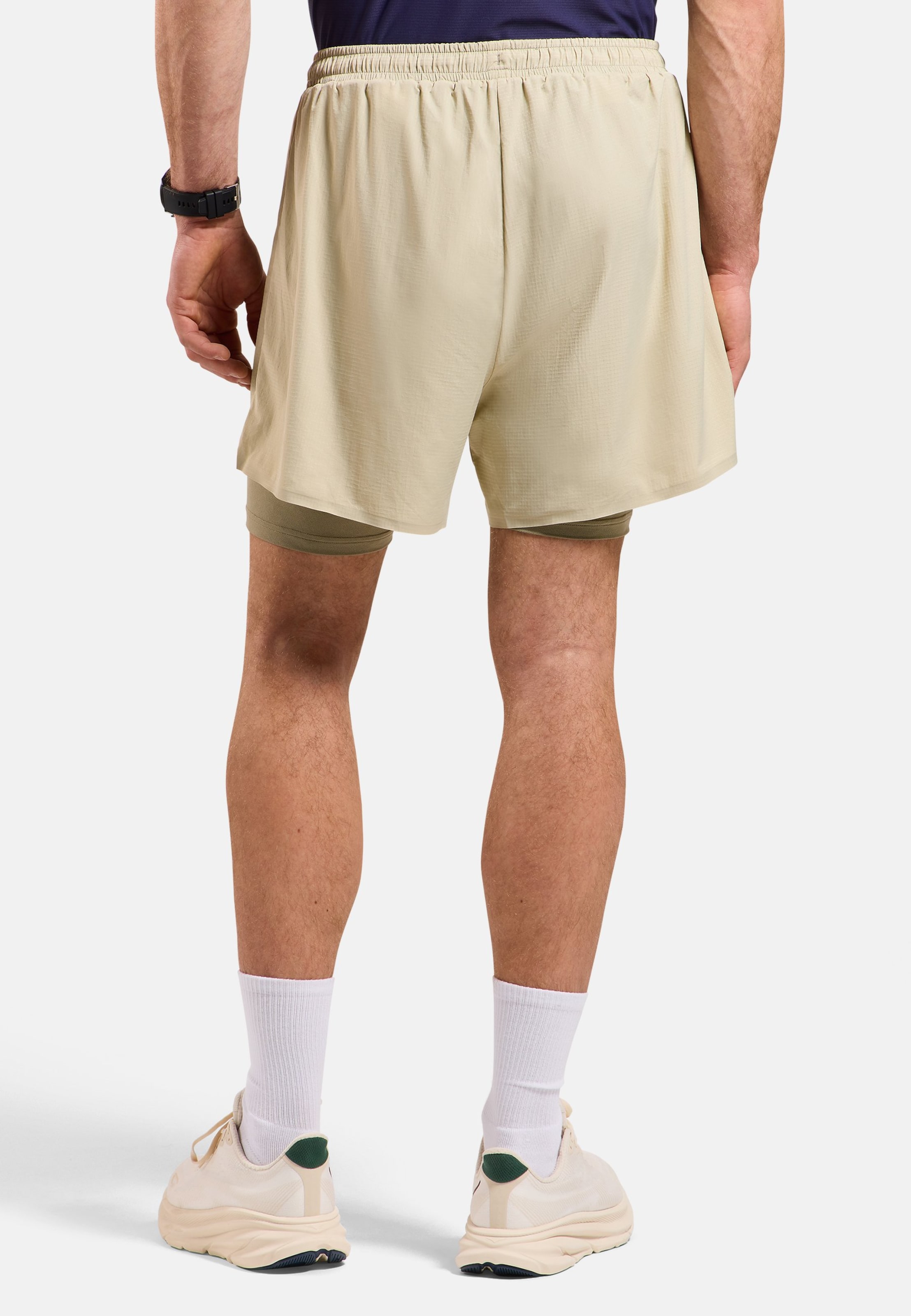 Zeroweight 5 Inch 2-in-1 Laufshorts 2.0 in agate gray - vetiver