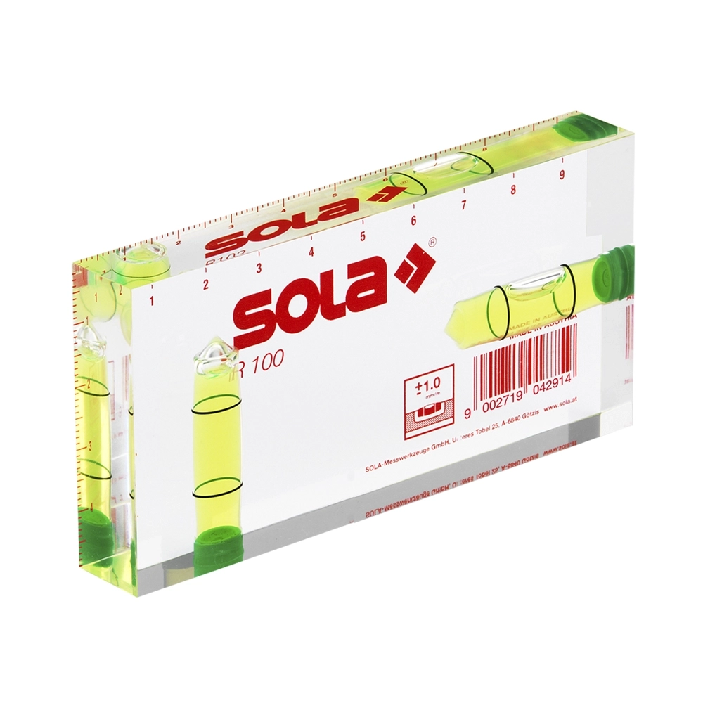 SOLA Klein Wasserwaage R 100 Grün