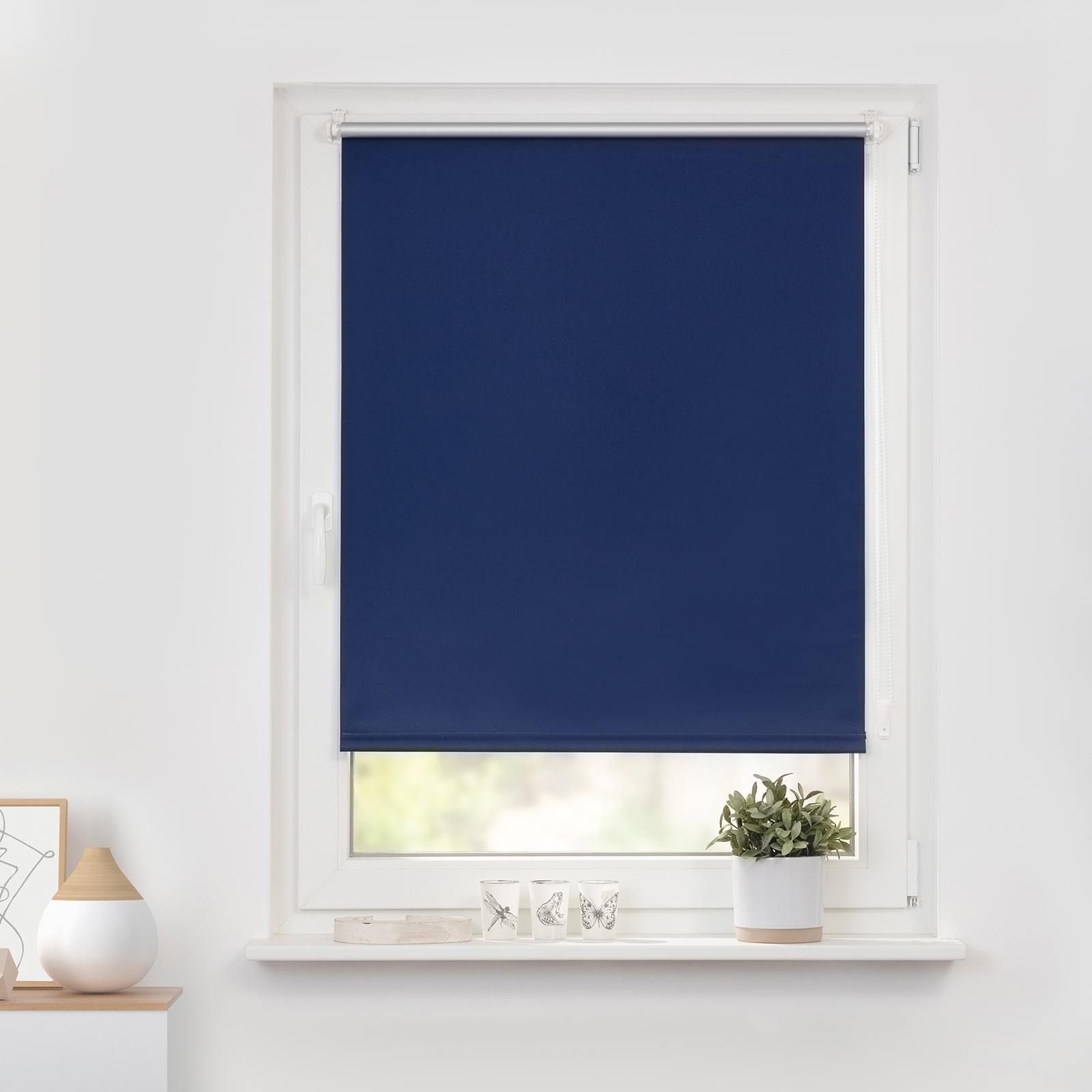 LICHTBLICK Thermo-Rollo - blau - 40x150 cm